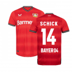 2022-2023 Bayer Leverkusen Home Shirt (Kids) (SCHICK 14)