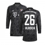 2022-2023 Bayern Munich Home Goalkeeper Shirt (Black) - Kids (ULREICH 26)