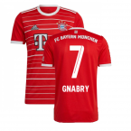 2022-2023 Bayern Munich Home Shirt (Kids) (GNABRY 7)