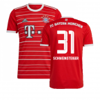 2022-2023 Bayern Munich Home Shirt (SCHWEINSTEIGER 31)