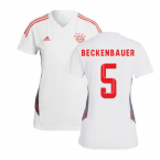 2022-2023 Bayern Munich Training Shirt (White) - Ladies (BECKENBAUER 5)