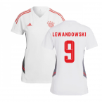 2022-2023 Bayern Munich Training Shirt (White) - Ladies (LEWANDOWSKI 9)