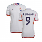 2022-2023 Belgium Authentic Away Shirt (R.LUKAKU 9)