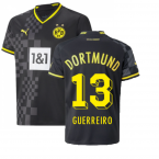 2022-2023 Borussia Dortmund Away Shirt (Kids) (GUERREIRO 13)