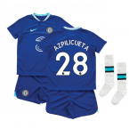 2022-2023 Chelsea Little Boys Home Mini Kit (AZPILICUETA 28)