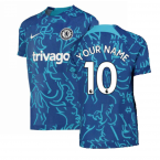 2022-2023 Chelsea Pre-Match Training Shirt (Blue) - Kids (Your Name)