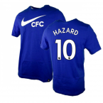 2022-2023 Chelsea Swoosh Tee (Blue) (HAZARD 10)