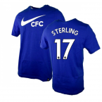 2022-2023 Chelsea Swoosh Tee (Blue) (STERLING 17)