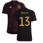 2022-2023 Germany Authentic Away Shirt (MULLER 13)