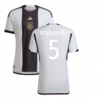 2022-2023 Germany Authentic Home Shirt (BECKENBAUER 5)