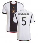 2022-2023 Germany Home Shirt (Kids) (BECKENBAUER 5)