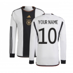 2022-2023 Germany Long Sleeve Home Shirt (Your Name)