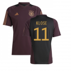 2022-2023 Germany Training Jersey (Shadow Maroon) (KLOSE 11)