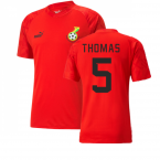 2022-2023 Ghana Pre Match Jersey (Red) (THOMAS 5)