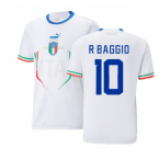 2022-2023 Italy Away Shirt (R BAGGIO 10)