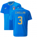 2022-2023 Italy Home Shirt (Kids) (CHIELLINI 3)