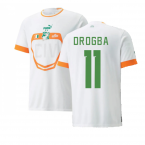 2022-2023 Ivory Coast Away Shirt (DROGBA 11)