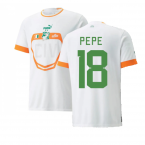 2022-2023 Ivory Coast Away Shirt (PEPE 18)