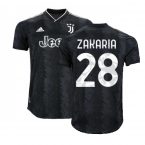 2022-2023 Juventus Authentic Away Shirt (ZAKARIA 28)