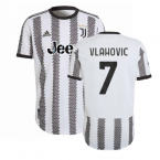 2022-2023 Juventus Authentic Home Shirt (VLAHOVIC 7)