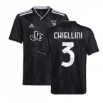 2022-2023 Juventus Away Shirt (Kids) (CHIELLINI 3)