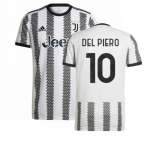 2022-2023 Juventus Home Shirt (Kids) (DEL PIERO 10)