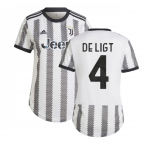 2022-2023 Juventus Home Shirt (Ladies) (DE LIGT 4)