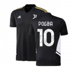 2022-2023 Juventus Training Shirt (Black) (POGBA 10)