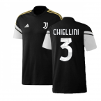 2022-2023 Juventus Training Tee (Black) (CHIELLINI 3)