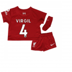 2022-2023 Liverpool Home Baby Kit (VIRGIL 4)