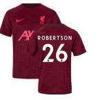 2022-2023 Liverpool Pre-Match Training Shirt (Red) - Kids (ROBERTSON 26)