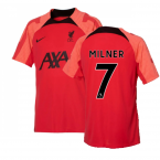 2022-2023 Liverpool Strike Training Jersey (Red) (MILNER 7)