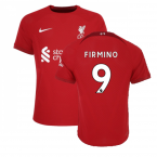2022-2023 Liverpool Vapor Home Shirt (FIRMINO 9)