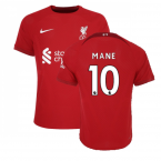 2022-2023 Liverpool Vapor Home Shirt (MANE 10)