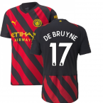 2022-2023 Man City Authentic Away Shirt (DE BRUYNE 17)