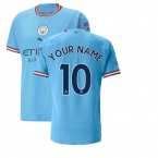 2022-2023 Man City Authentic Home Shirt (Your Name)