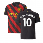 2022-2023 Man City Away Shirt (Kids) (KUN AGUERO 10)