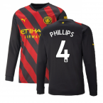 2022-2023 Man City Long Sleeve Away Shirt (PHILLIPS 4)
