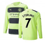 2022-2023 Man City Long Sleeve Third Shirt (STERLING 7)