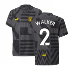 2022-2023 Man City Pre-Match Jersey (Black) - Kids (WALKER 2)