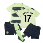 2022-2023 Man City Third Mini Kit (DE BRUYNE 17)