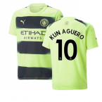2022-2023 Man City Third Shirt (Kids) (KUN AGUERO 10)