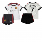2022-2023 Man Utd Away Baby Kit (BECKHAM 7)