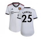 2022-2023 Man Utd Away Shirt (Ladies) (SANCHO 25)