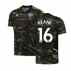 2022-2023 Man Utd EU Training Jersey (Solar Slime) (KEANE 16)