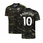 2022-2023 Man Utd EU Training Jersey (Solar Slime) (RASHFORD 10)