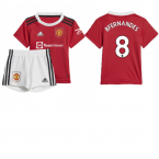 2022-2023 Man Utd Home Baby Kit (B.FERNANDES 8)