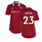 2022-2023 Man Utd Home Shirt (Ladies) (SHAW 23)