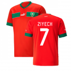 2022-2023 Morocco Home Shirt (ZIYECH 7)