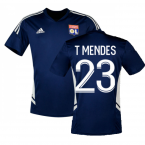 2022-2023 Olympique Lyon Training Jersey (Navy) (T MENDES 23)